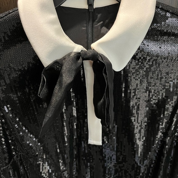 Ann Taylor Sequence Tuxedo Dress - Picture 2 of 9